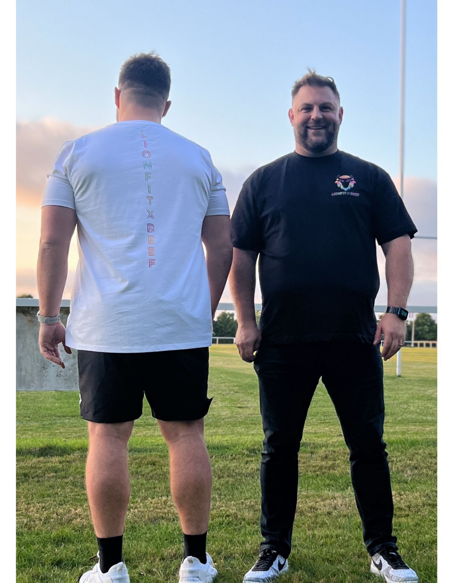 LIONFIT X BEEF Heavy tee BLACK