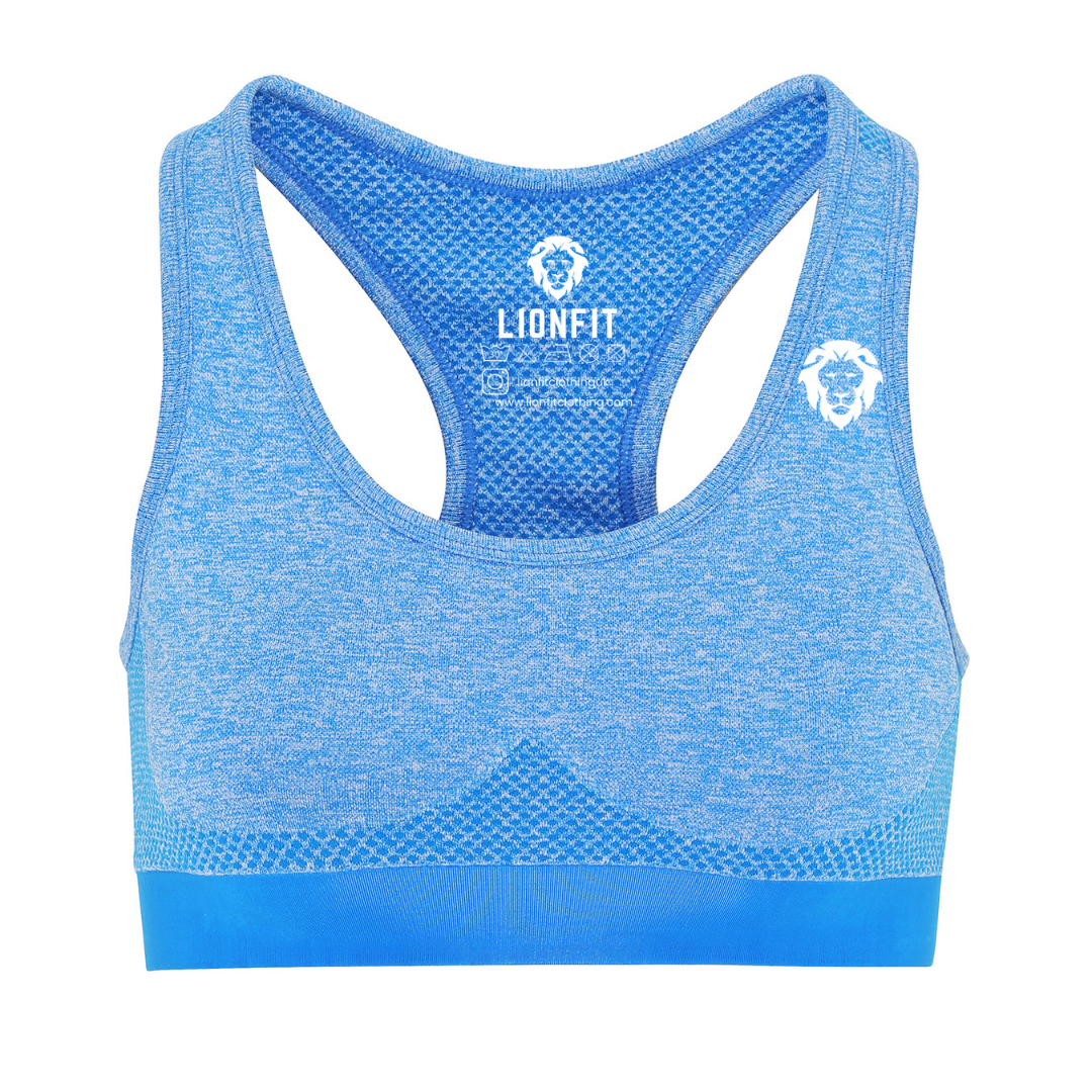 The LionFit® seamless sculpt bra SAPPHIRE