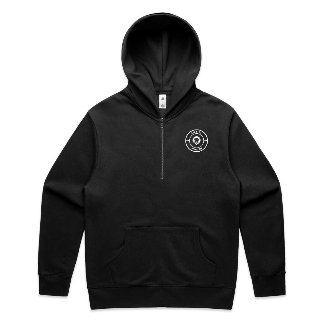 LionFit® Relaxed Fit Hoodie BLACK