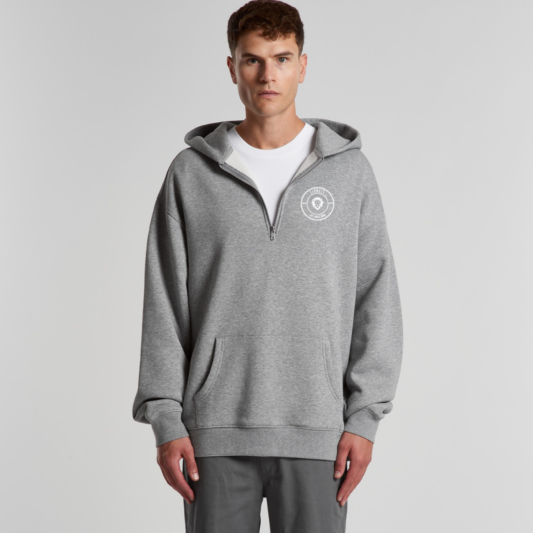 LionFit® Relaxed Fit Hoodie GREY
