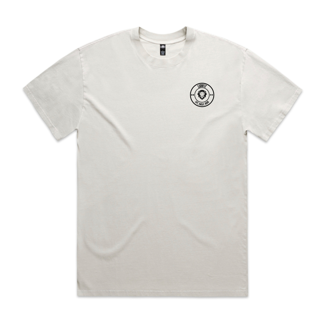 LionFit® Boxy Oversized T-Shirt OFF WHITE