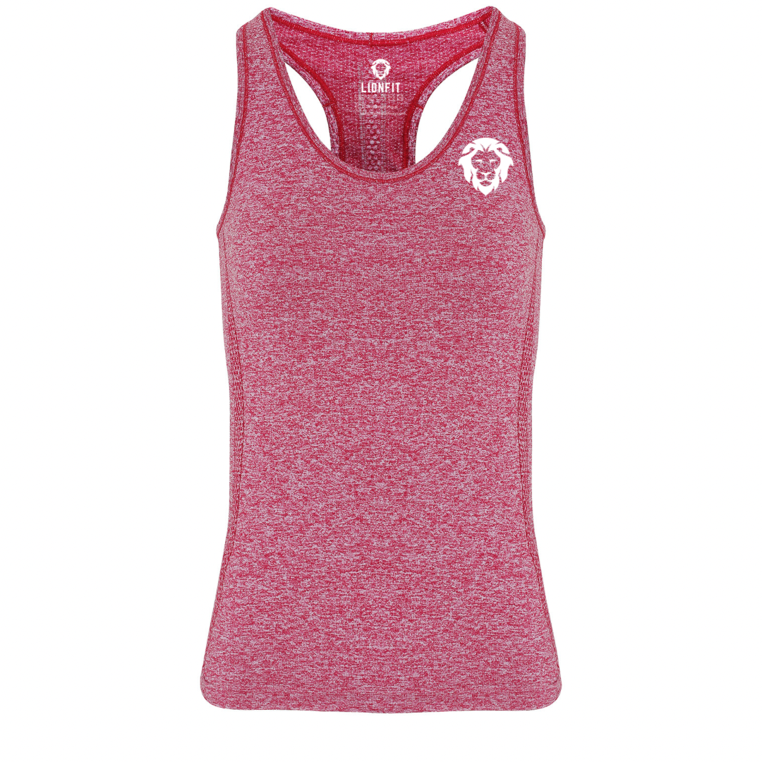 LionFit seamless '3d fit' sculpt vest BURGUNDY