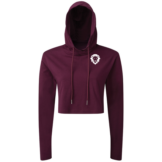Cropped Hoodie Mulberry