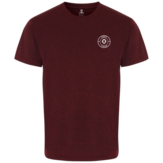 LionFit Athletic Gym Shirt Burgundy