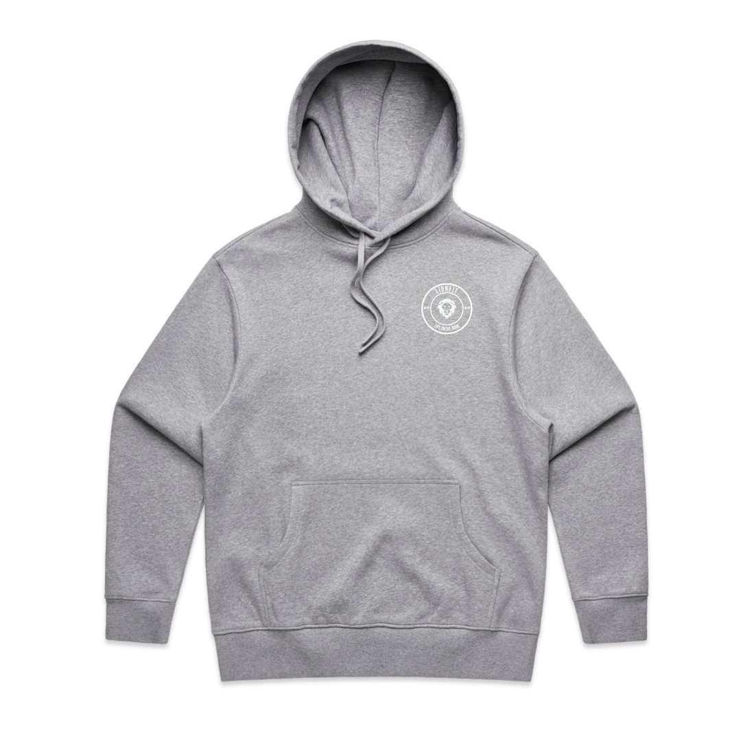 Relaxed Pullover Hoodie Grey