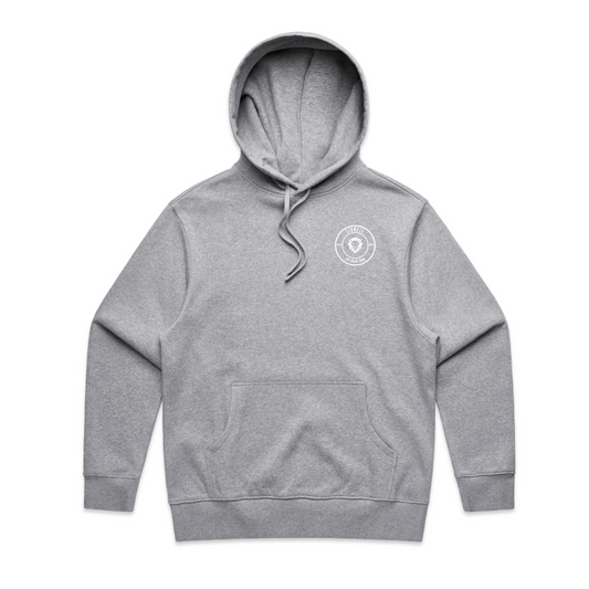 Relaxed Pullover Hoodie Grey