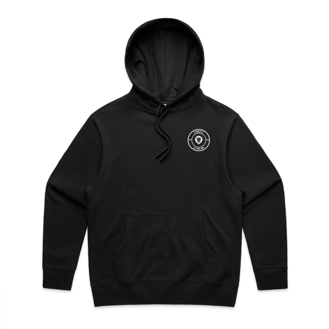 Relaxed Pullover Hoodie Black