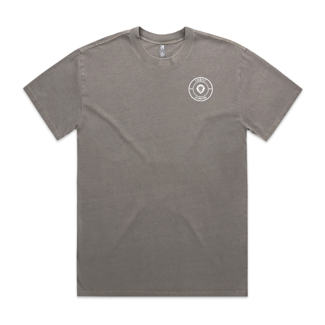 Boxy Oversized T-Shirt Faded Grey