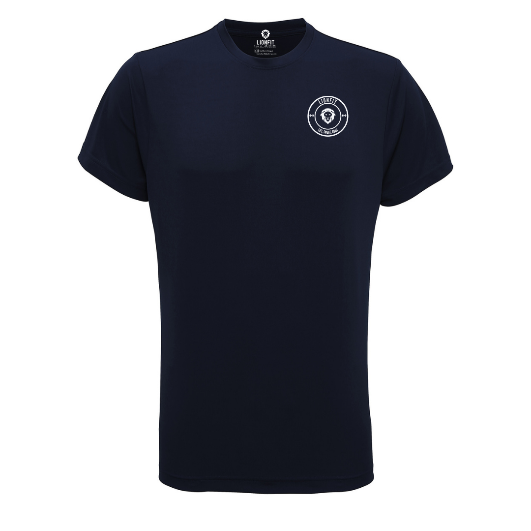 LionFit Athletic Gym Shirt French Navy