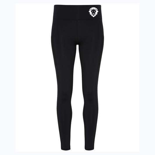 LionFit performance compression leggings BLACK