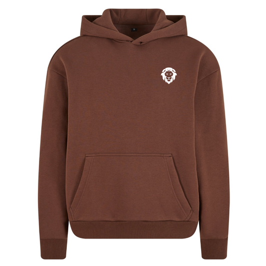 Fluffy Hoodie Chocolate Brown