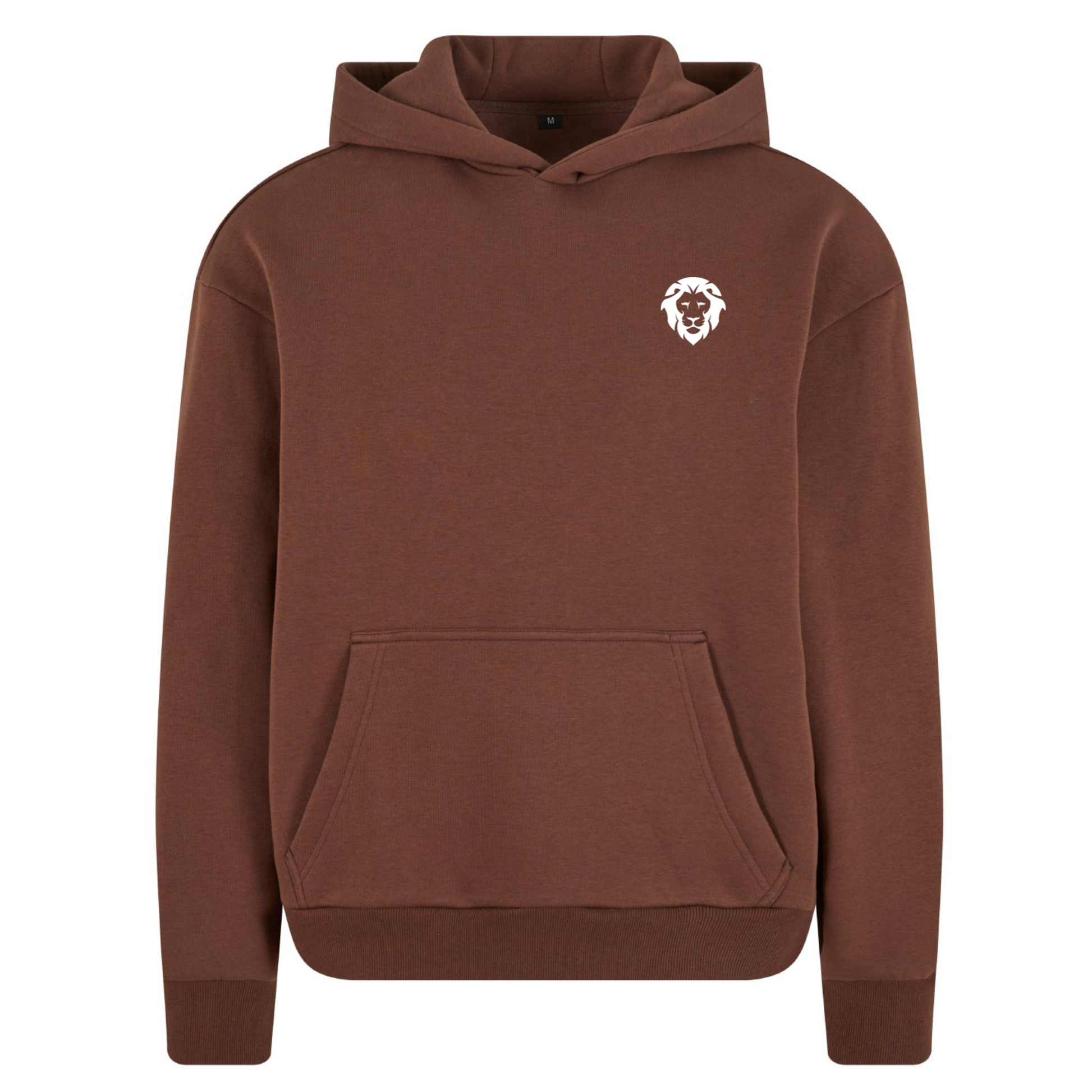 Womens Fluffy Hoodie Chocolate Brown