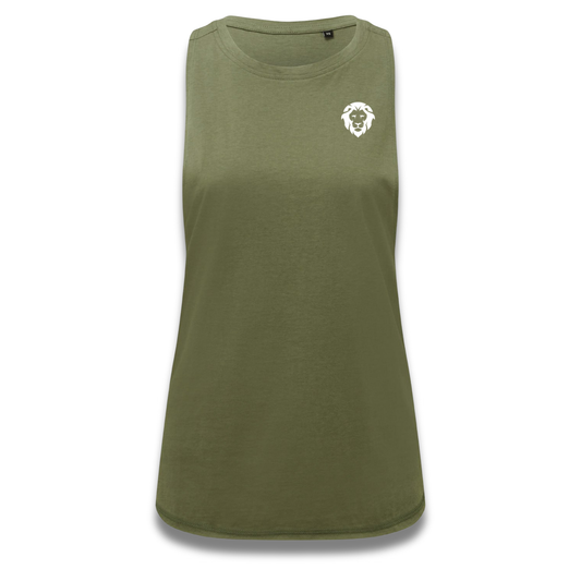 Womens Organic Tank OLIVE