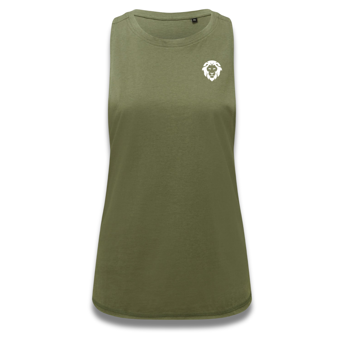 Womens Organic Tank Olive