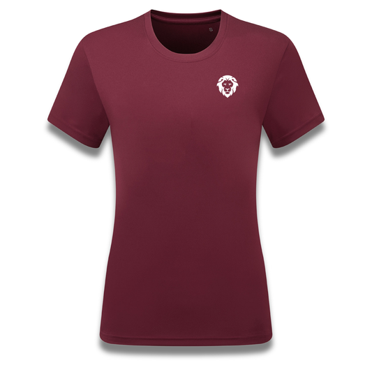 Womens Training T-shirt BURGUNDY
