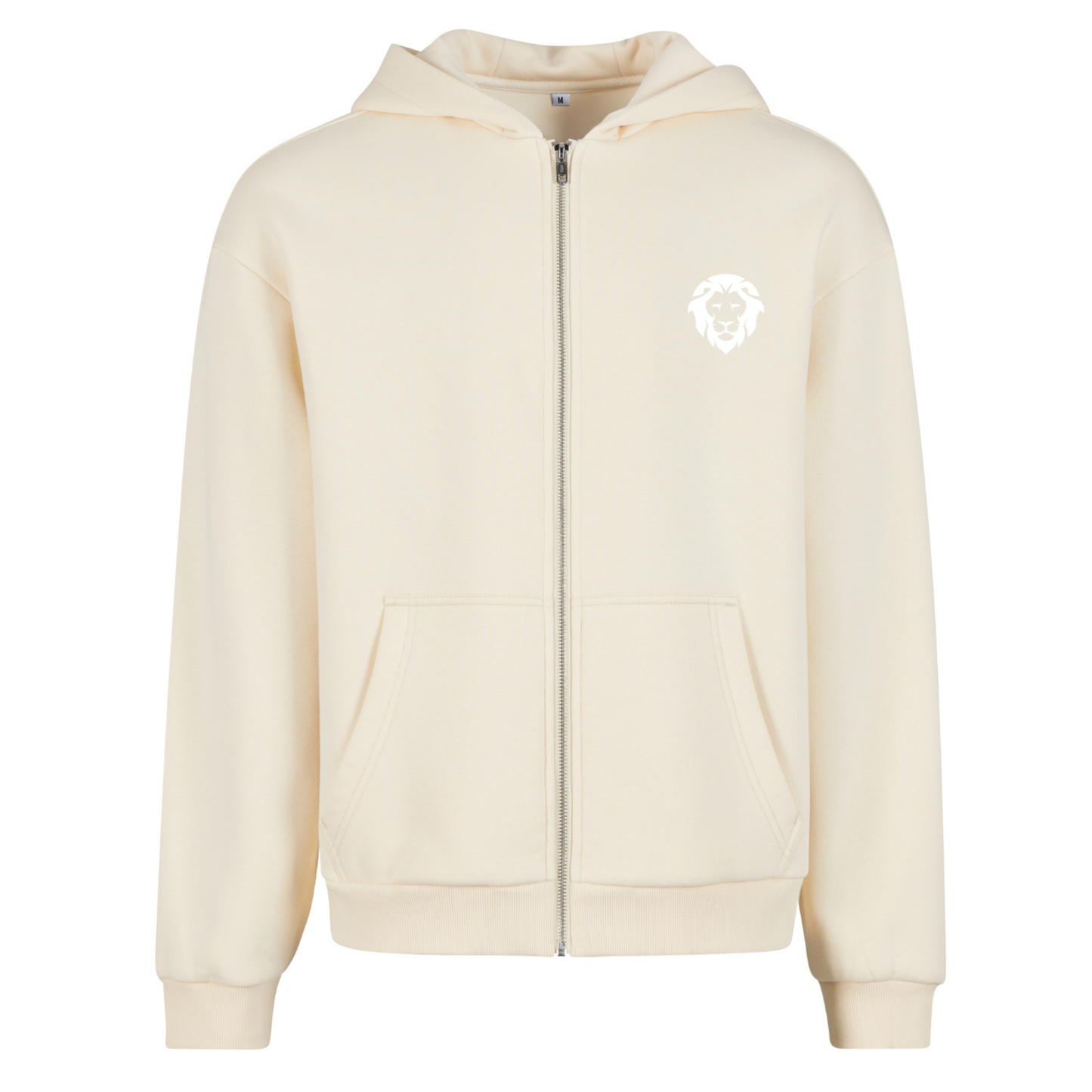 Mens LionFit Fluffy Zip Hoodie SAND