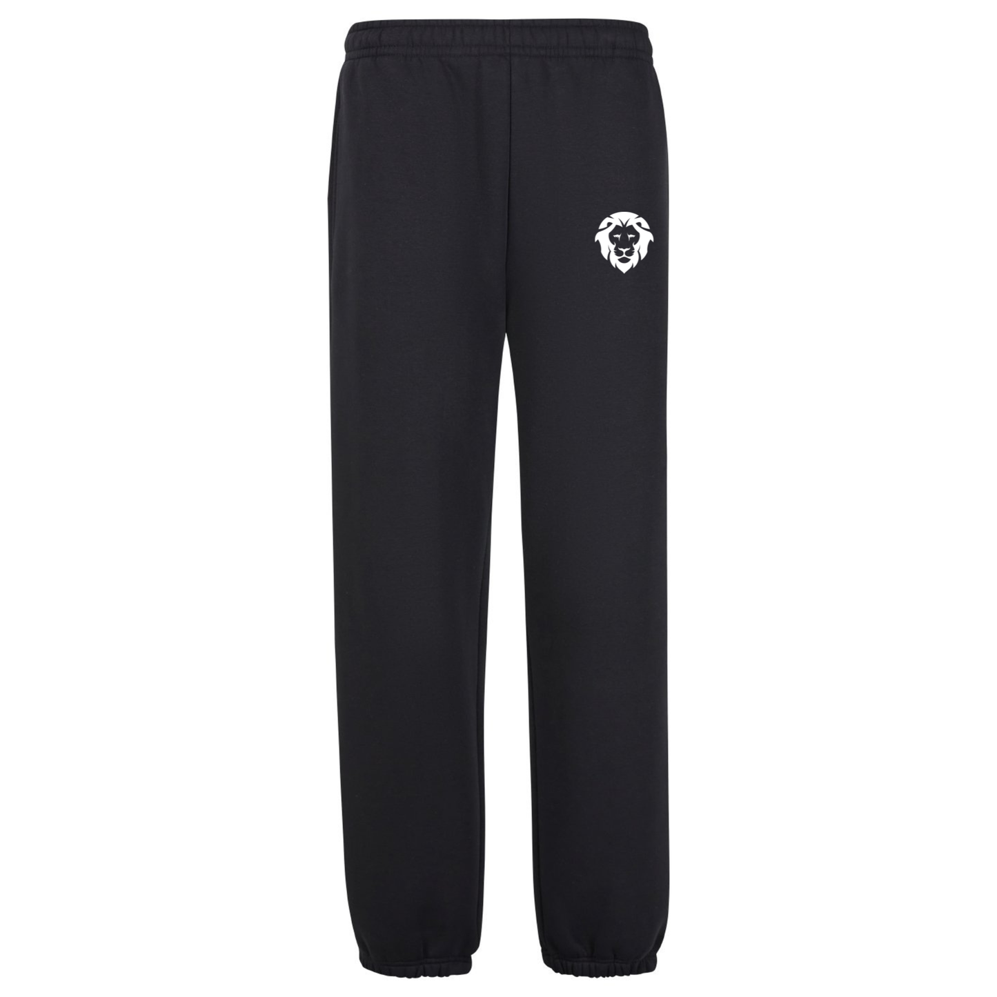 Mens LionFit Fluffy Sweatpants BLACK