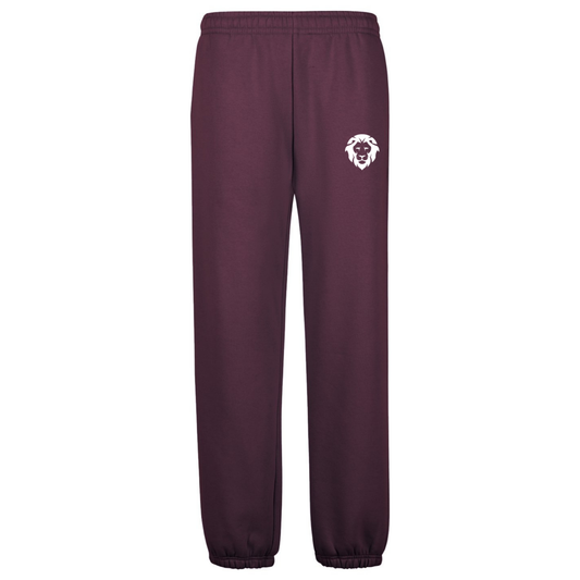 Mens LionFit Fluffy Sweatpants PLUM