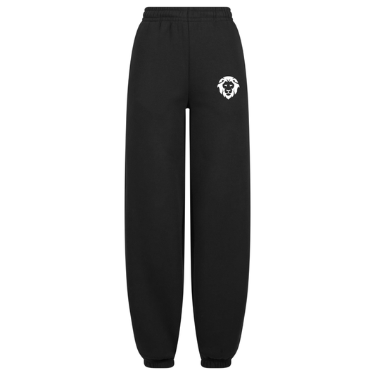 Womens LionFit Fluffy Sweatpants BLACK