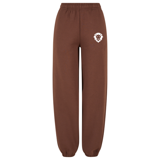 Womens LionFit Fluffy Sweatpants CHOC BROWN
